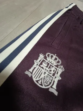 Pantalón Adidas España Beckenbauer Morado