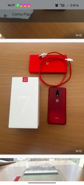 OnePlus 7  con 8 GB RAM / 256 GB . Dual Sim. NFC