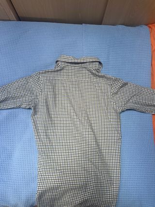 Camisa Scalpers Cuadros Beige y Azul