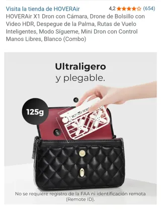 Dron HOVERAir X1 Combo Blanco