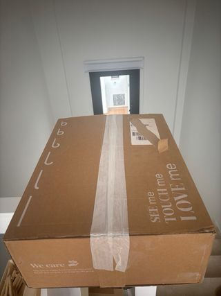 Alfombra de pelo sintetico color menta