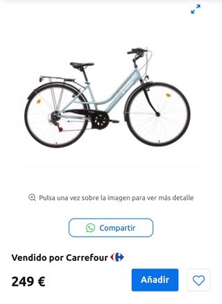 Bicicleta TopLife Mujer Ciudad