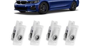 4 Luci Proiettore Logo Bmw