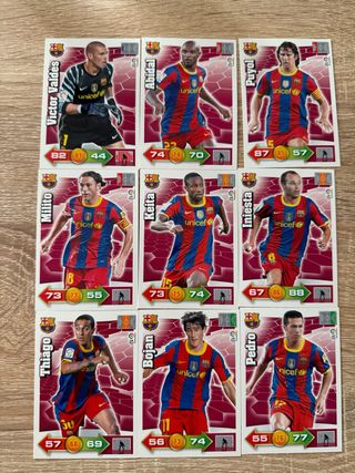 Adrenalyn 10-11 FC Barcelona Cards