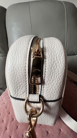 Borsetta Coach bianca con tracolla