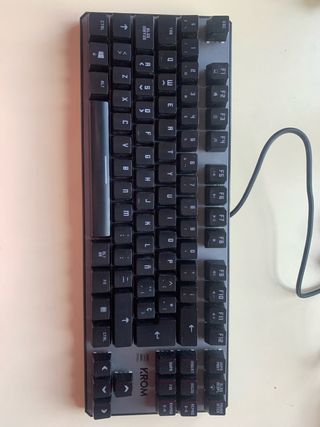 Teclado Krom Kernel TKL Negro/Gris