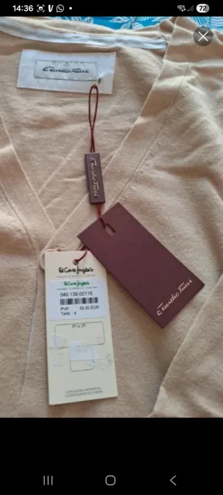 Lote Emidio Tucci: Cárdigan y Camisa