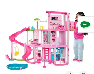 Casa Barbie Dreamhouse con tobogán y piscina