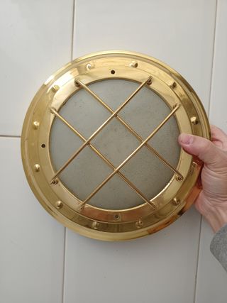 Lámpara de techo metal y Vidrio