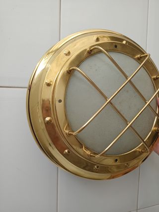 Lámpara de techo metal y Vidrio