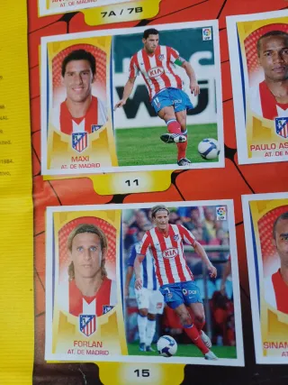 Álbum cromos Liga 09/10 casi completo