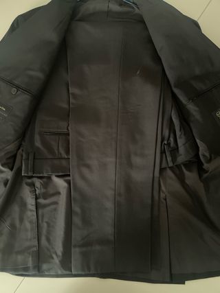 Americana y pantalón Massimo Dutti negro