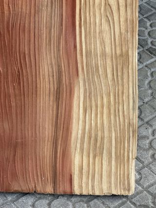 Tablón de Secuoya/Cedro para Mesa