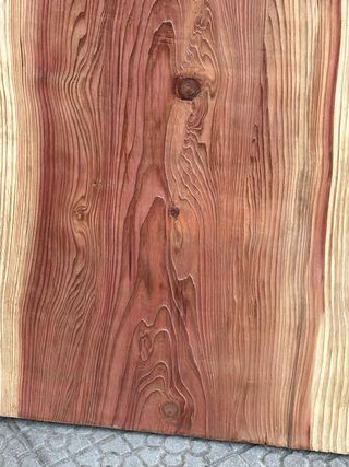 Tablón de Secuoya/Cedro para Mesa