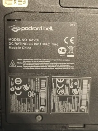 Packard Bell Mini Portátil Rojo