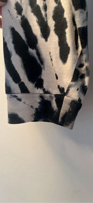 Camiseta Zara tipo batik tie and dye zebra