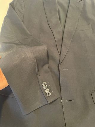 Traje Massimo Dutti azul marino