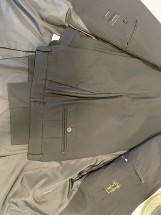 Traje Massimo Dutti azul marino