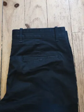 Pantalón Chino Mango Negro Hombre