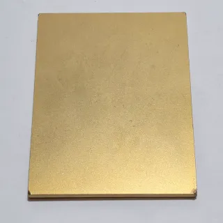 Placchetta bronzo dorato natività Enrico Manfrini