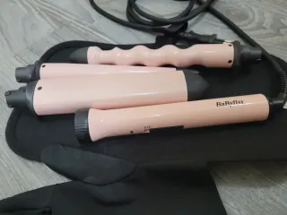Rizador de pelo Babyliss con accesorios