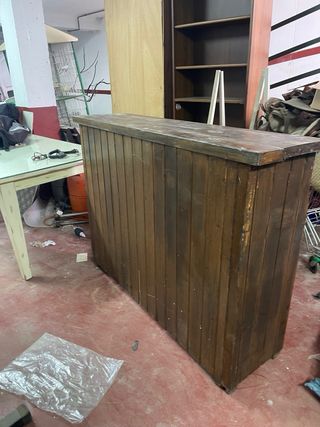 Mostrador / Barra de madera