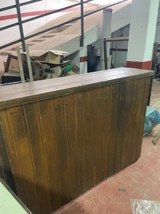 Mostrador / Barra de madera
