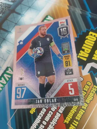Carta Jan Oblak Topps Index 16