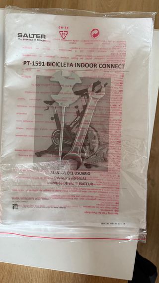 Bicicleta Indoor SALTER PT-1591 Bluetooth