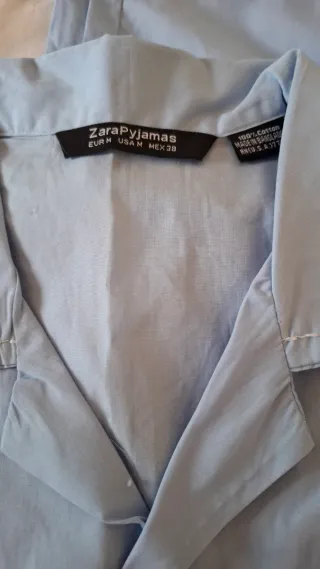 Pijama caballero Zara azul Talla M
