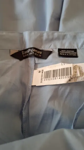 Pijama caballero Zara azul Talla M