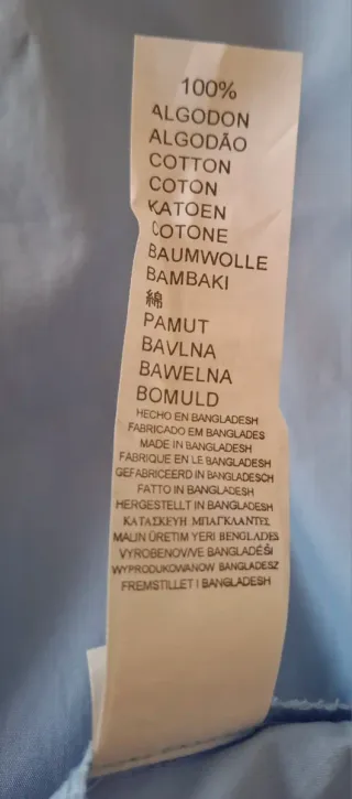 Pijama caballero Zara azul Talla M