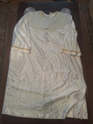 Disfraz de ángel blanco con alas