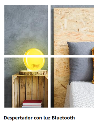 ¡-44%! | Suright‎ LD082-WH - Despertador Bluetooth