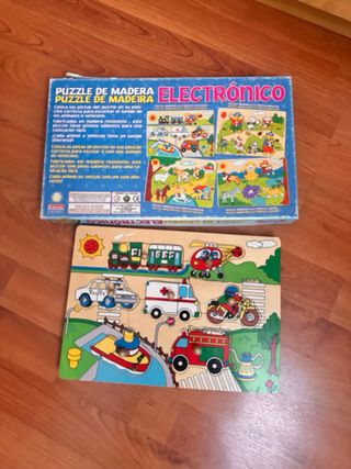 REGALO Puzzle de madera ELECTRONICO