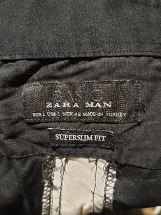 Camisa ZARA Negra Talla M