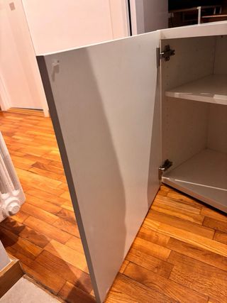 Mueble Bestä Ikea Blanco liso cuadrado