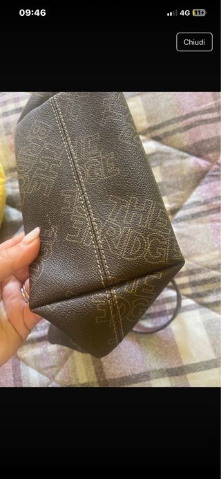 Borsa The Bridge marrone monogramma