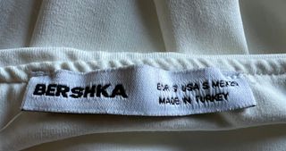 Vestito lungo a fascia Bershka tg S crema