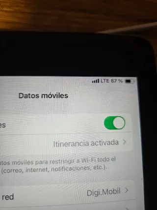 Apple iPad 6 LTE 32GB Plata con funda y cargador