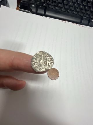 Moneda antigua plata a identificar. Medieval
