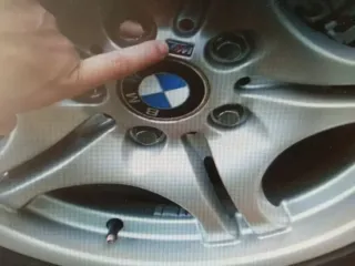 PEGATINAS M PARA LLANTAS BMW LOGO M 4 ud