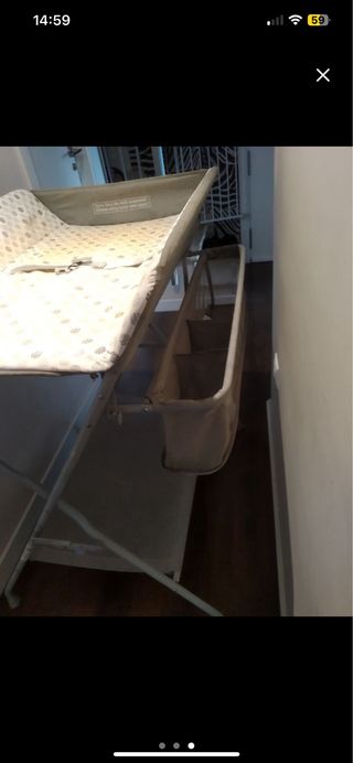 Cambiador plegable bebé