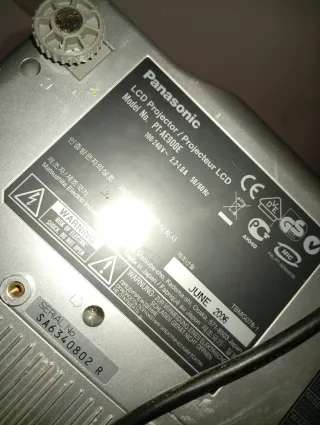 Proyector Panasonic HDMI Gris Plata