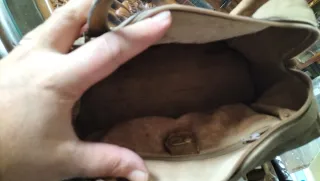 Bolso Gucci Boston Vintage Lona GG Franja