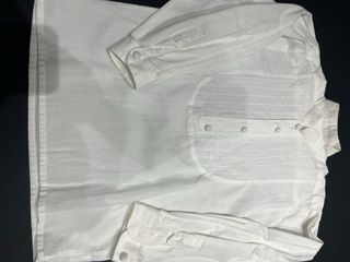 Camisa fallera Ofrena blanca, talla 33.