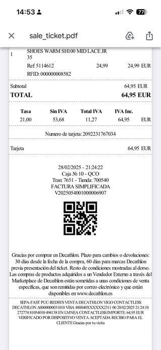 Botas de nieve Decathlon Talla 35