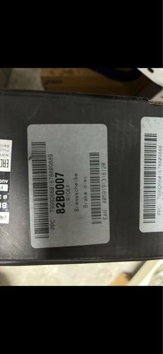 Discos de freno delanteros RIDEX Audi A6