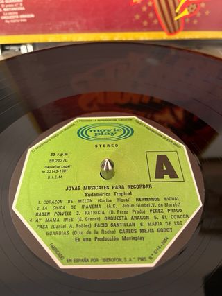Vinilo Joyas Musicales Para Recordar