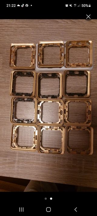 12 Contramarcos Dorados Simón 75 .2eur cada uno